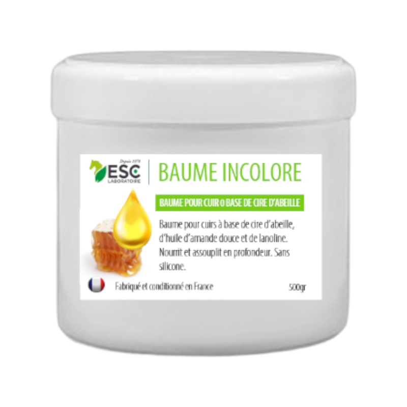 ESC Laboratoire - Baume pour les cuirs incolore à base de cire d'abeille | - Ohlala