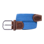 Billybelt - Gevlochten riem Bleu Bleuet blauw | - Ohlala