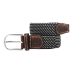 Billybelt - Ceinture tressée Vienne noir/ blanc | - Ohlala