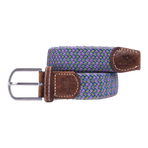 Billybelt - Ceinture tressée Johannesburg bleu/ violet/ vert | - Ohlala