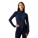 Ariat - Dames baselayer lange mouwen SolVeil navy eclipse | - Ohlala