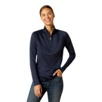 Ariat - Dames baselayer lange mouwen Sunstopper 3.0 marine | - Ohlala
