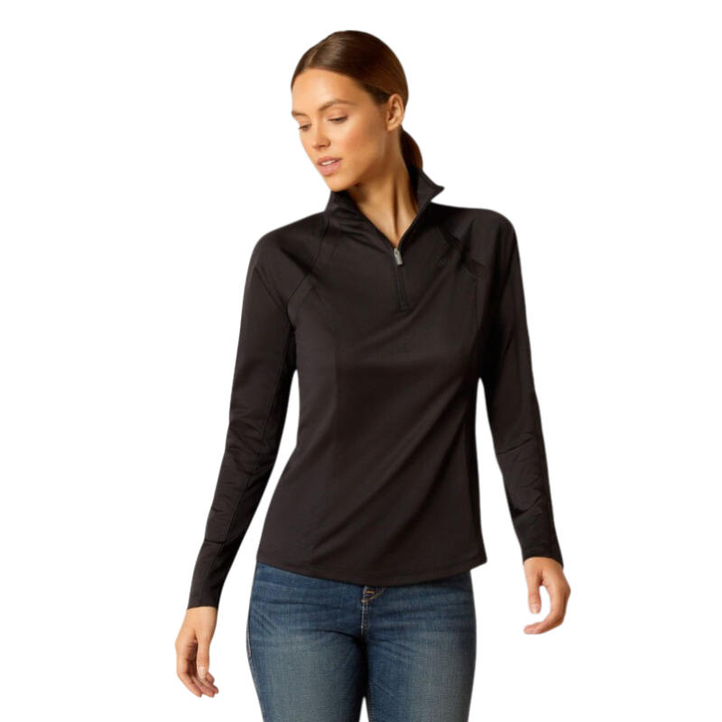 Ariat - Baselayer manches longues femme Sunstopper 3.0 marine | - Ohlala