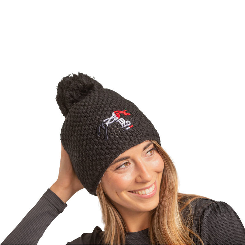 Pénélope - Bonnet femme Timy noir