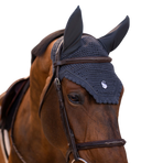 Samshield - Bonnet pour chevaux Flyshield embroidery marine | - Ohlala