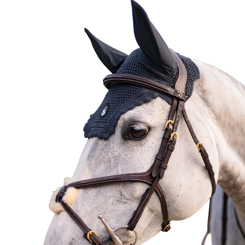 Samshield - Bonnet pour chevaux Flyshield swarovski anthracite