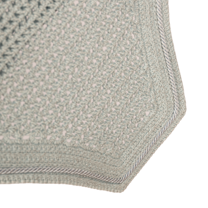 Bonnet pour chevaux Wellington Full Sparkling bleu clair - Kentucky Horsewear