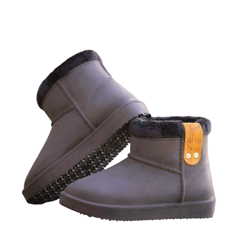 Boots fourrees enfants noir Eden by Penelope OHLALA