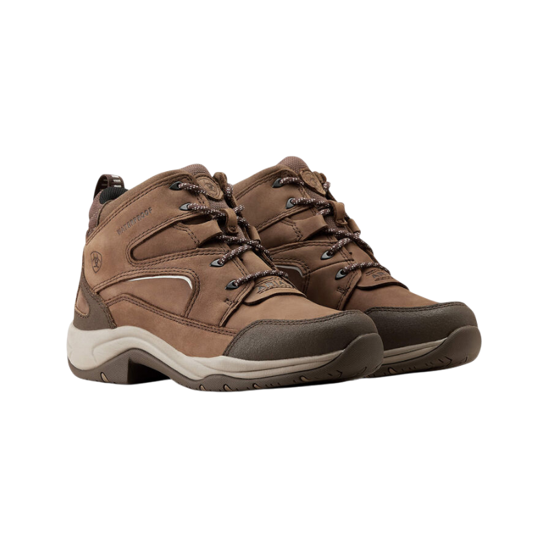 Ariat - Boots à lacets imperméables femme Telluride II palm brown