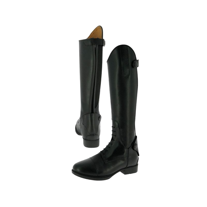 Equithème -  Bottes enfant noir | - Ohlala
