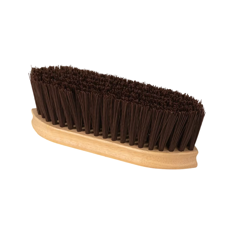 Grooming Deluxe - Bouchon en bois à poils courts et durs marron