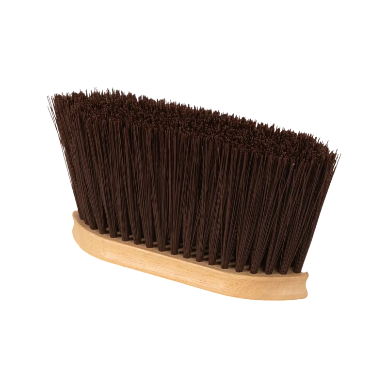 Grooming Deluxe - Brosse douce en bois à poils long marron
