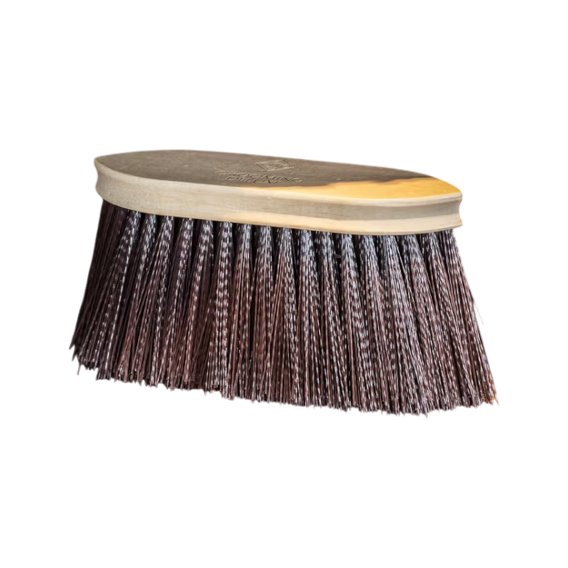Grooming Deluxe - Brosse douce en bois à poils long marron