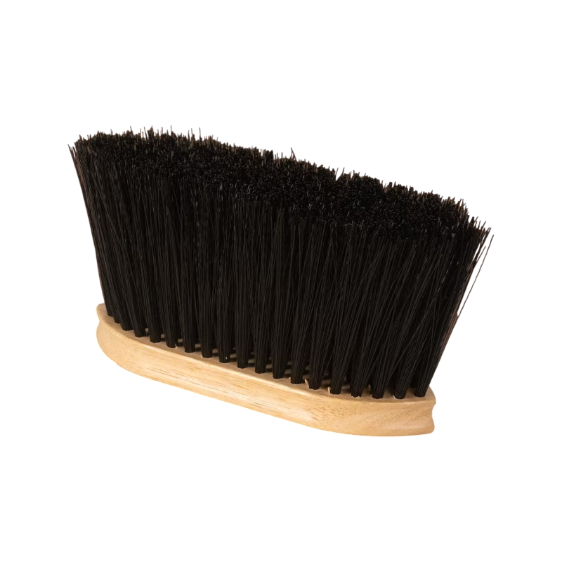 Grooming Deluxe - Brosse douce en bois à poils long noir