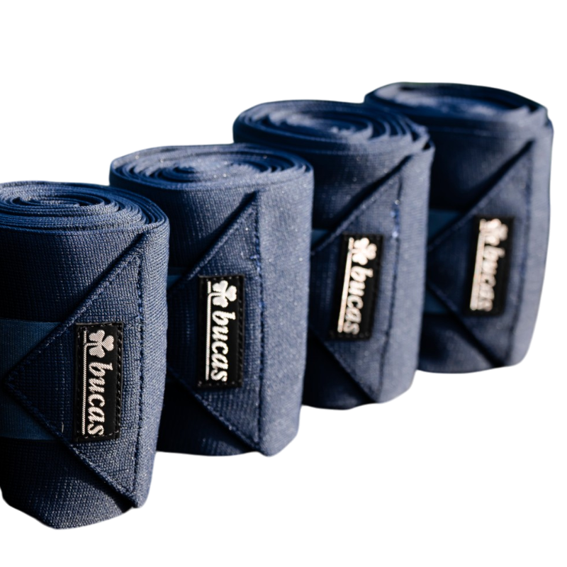 Bucas - Bandes de repos Stable Bandages marine (x4)