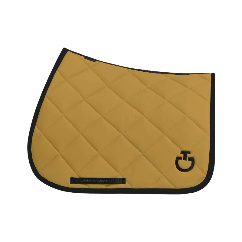 Cavalleria Toscana - Tapis de selle Diamond Quilted Jersey miel | - Ohlala