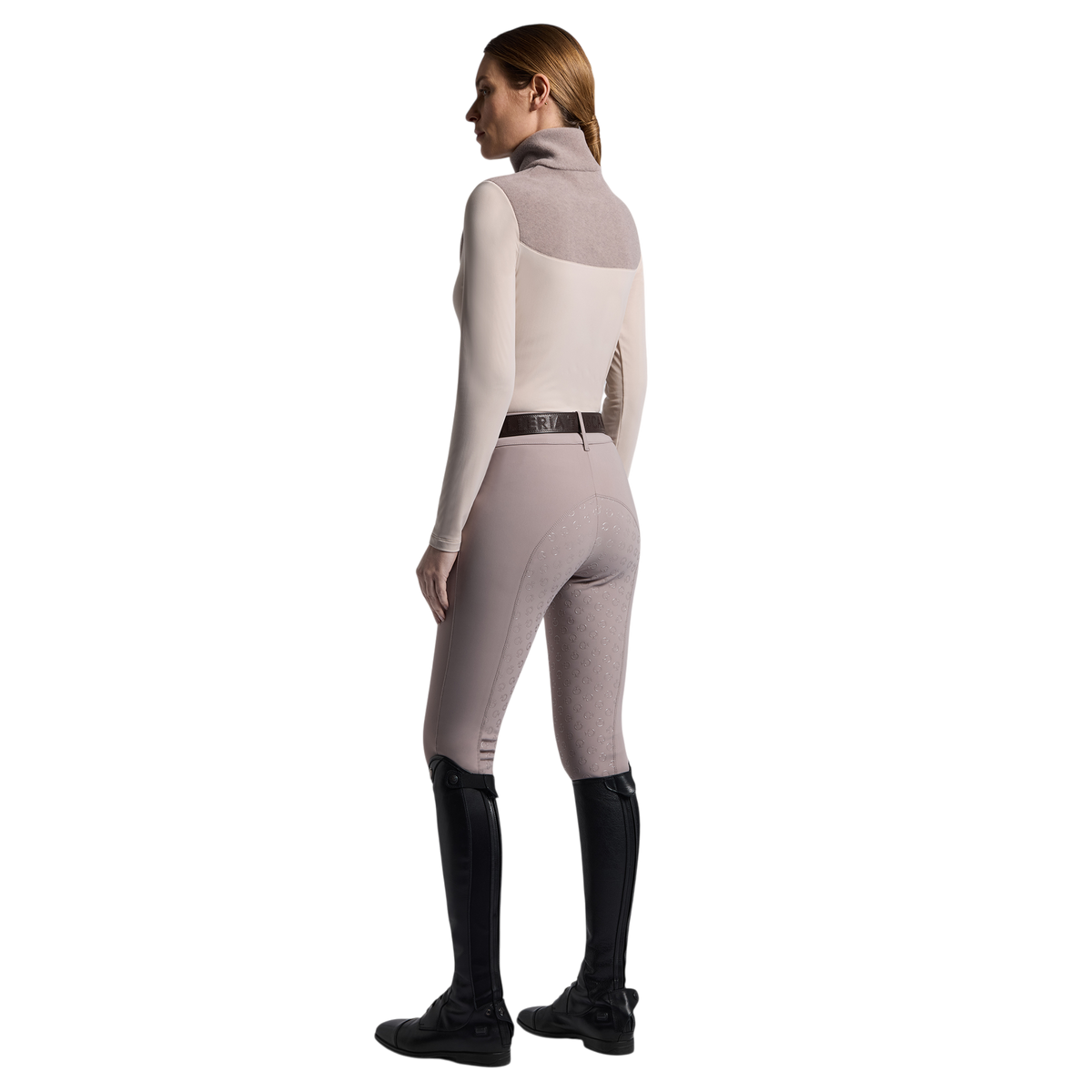 Cavalleria Toscana - Baselayer manches longues femme Warm Jersey vanille/ cypria
