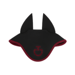 Cavalleria Toscana - Bonnet pour chevaux court Light noir/ bordeaux | - Ohlala