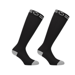 Cavalleria Toscana - Unisex rijsokken Jacquard Logo zwart | - Ohlala
