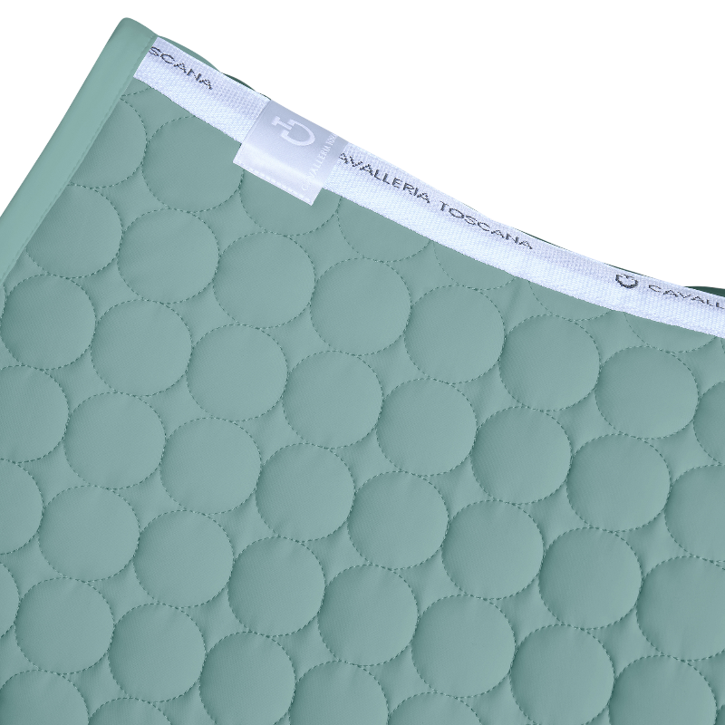 Cavalleria Toscana - Tapis de selle Circle Quilted mint green | - Ohlala