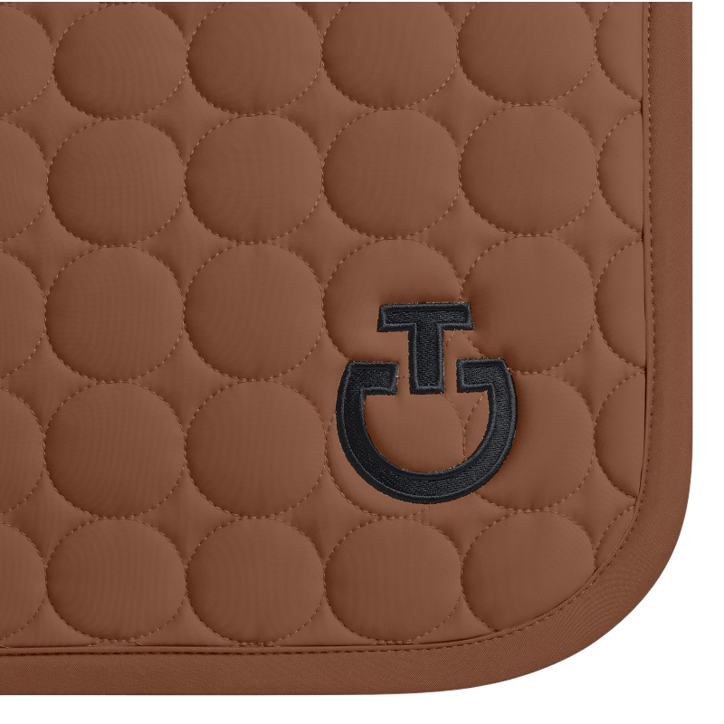 Cavalleria Toscana - Tapis de selle Circle terre de sienne | - Ohlala