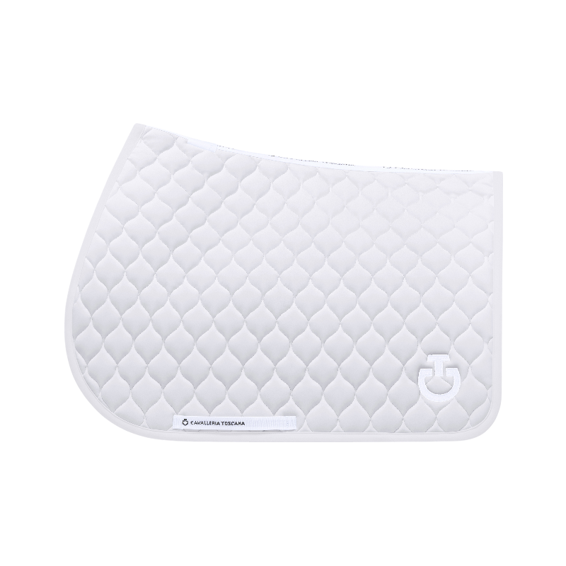 Cavalleria Toscana - Tapis de selle Circular Quilted light grey