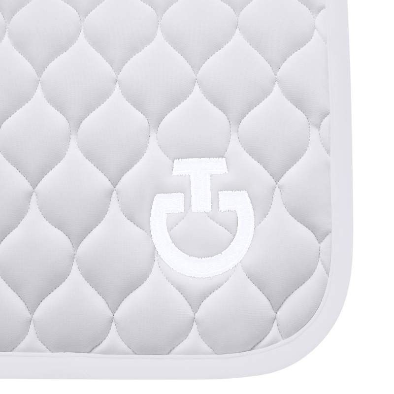Cavalleria Toscana - Zadeldek Circular Quilted light grey | - Ohlala