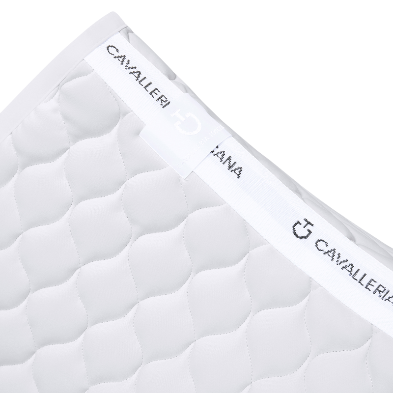 Cavalleria Toscana - Zadeldek Circular Quilted light grey | - Ohlala