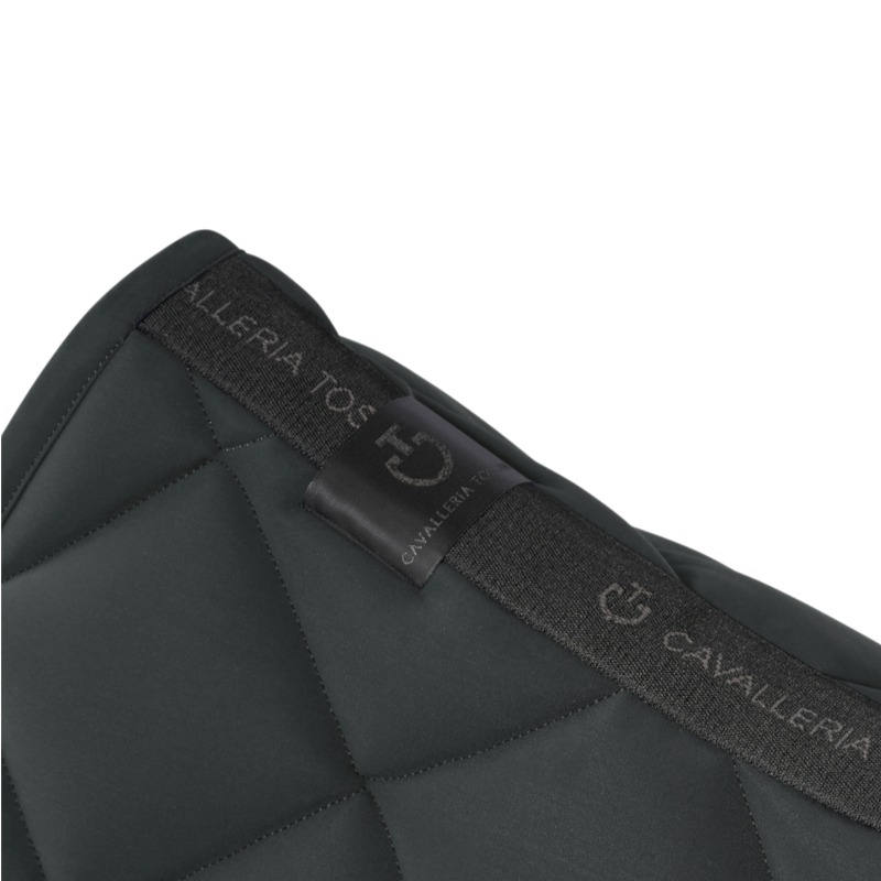 Cavalleria Toscana - Tapis de selle Diamond Quilted Jersey anthracite