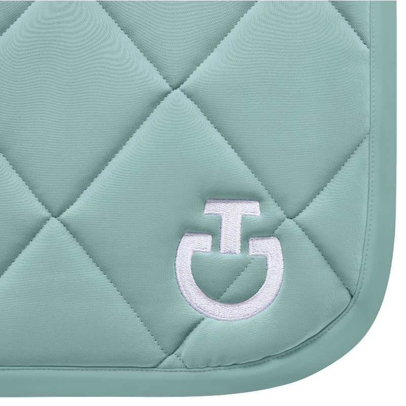 Cavalleria Toscana - Tapis de selle Diamond Quilted Jersey mint green | - Ohlala