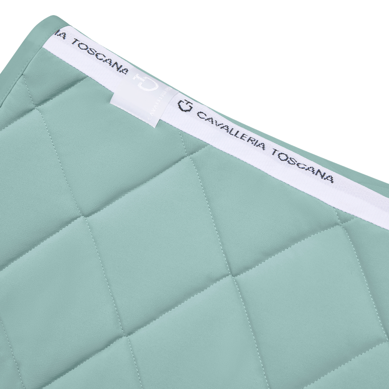 Cavalleria Toscana - Tapis de selle Diamond Quilted Jersey mint green | - Ohlala