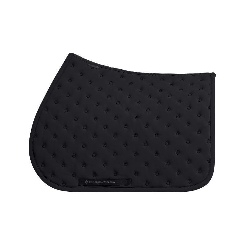 Cavalleria Toscana - Tapis de selle Embrodery Quilted noir/ noir