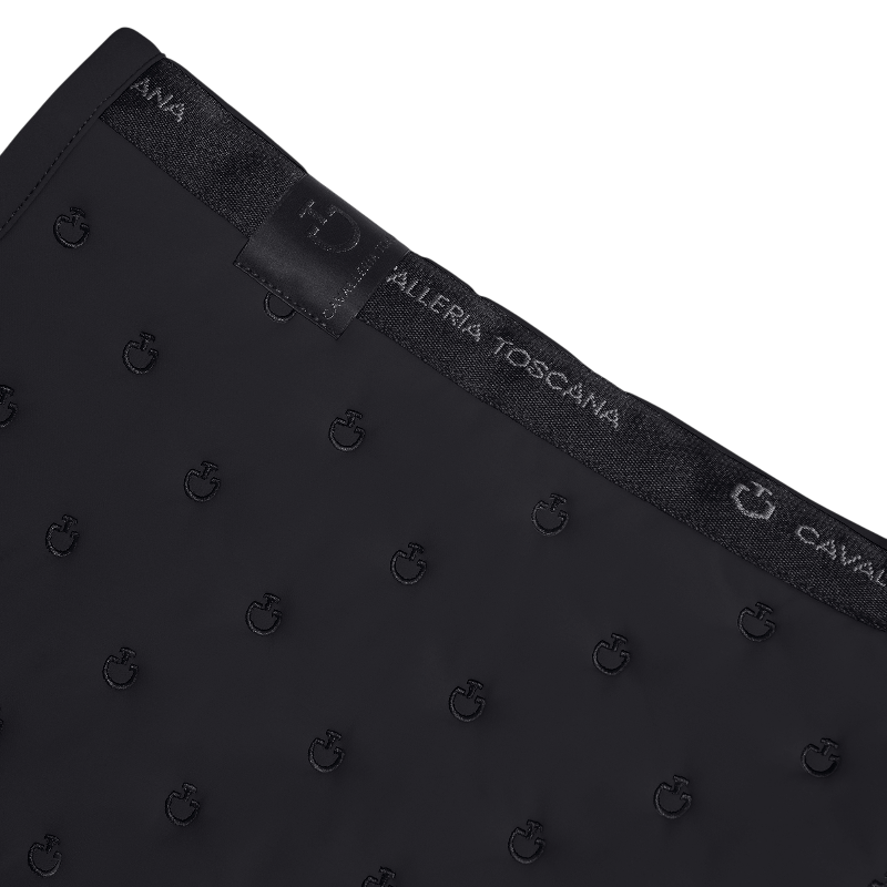 Cavalleria Toscana - Tapis de selle Embrodery Quilted noir/ noir