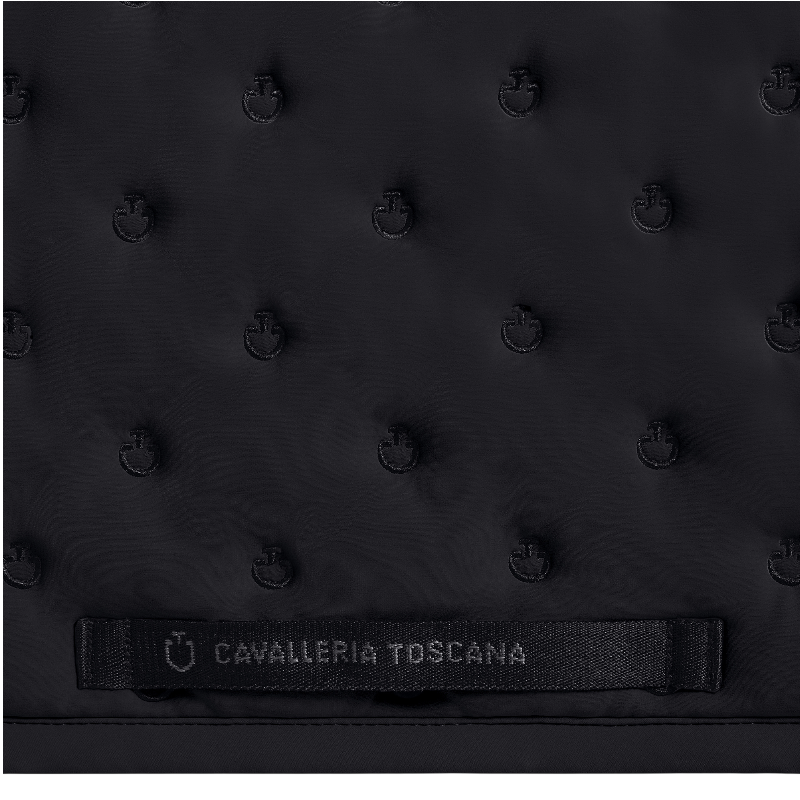 Cavalleria Toscana - Zadeldek Embroidery Quilted zwart/zwart