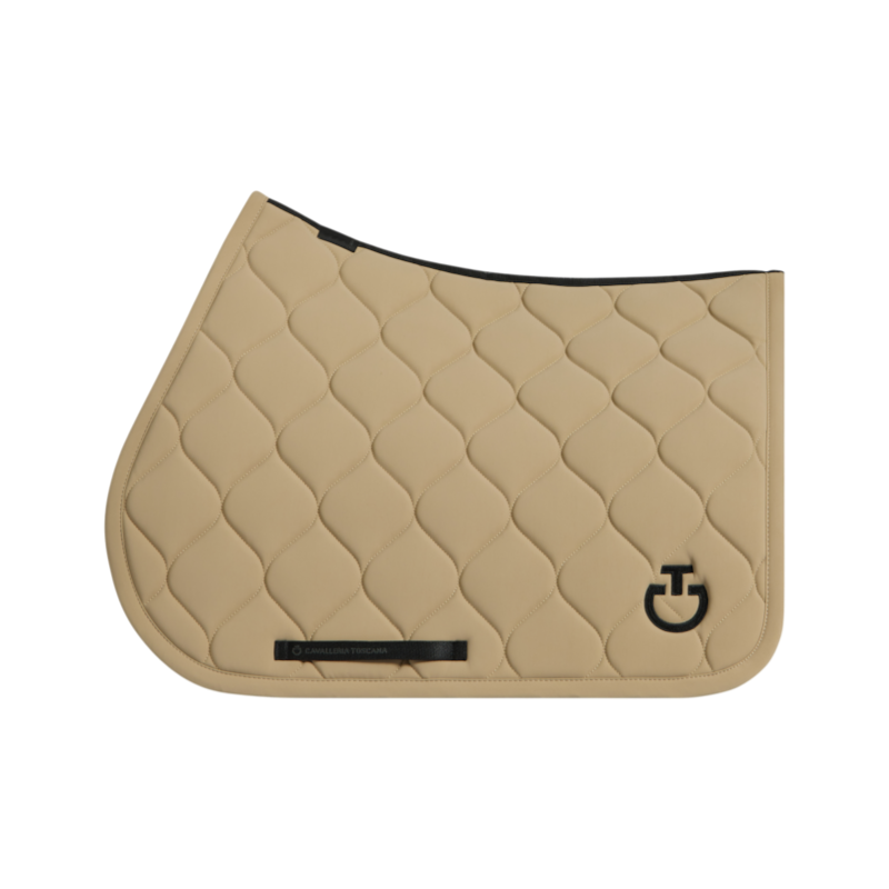 Cavalleria Toscana - Tapis de selle New Circular Quilted Jersey aluminium