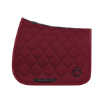 Cavalleria Toscana - Tapis de selle New Circular Quilted Jersey bordeaux | - Ohlala