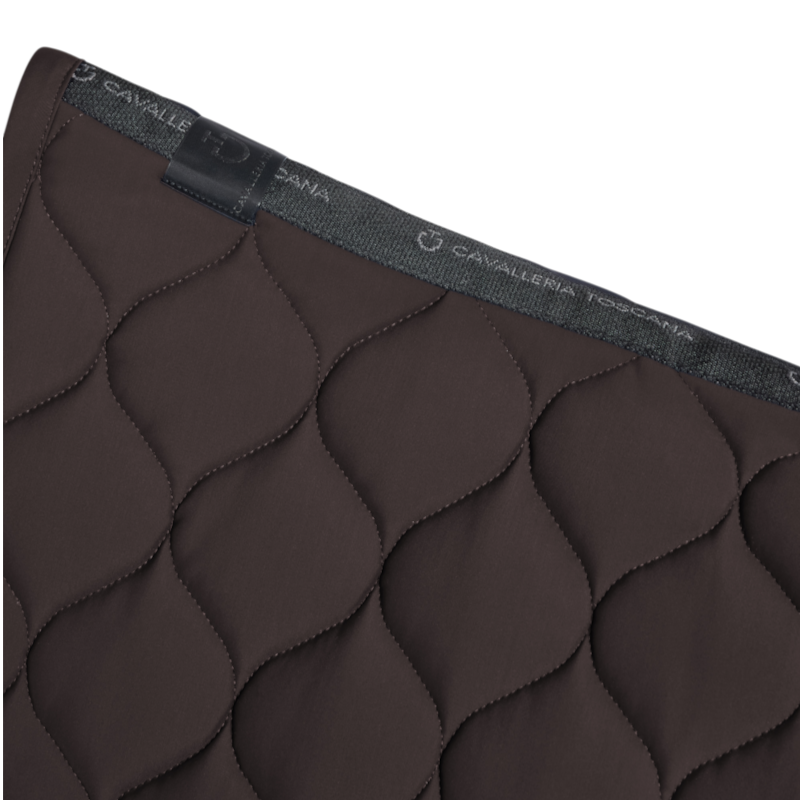 Cavalleria Toscana - Tapis de selle New Circular Quilted Jersey expresso