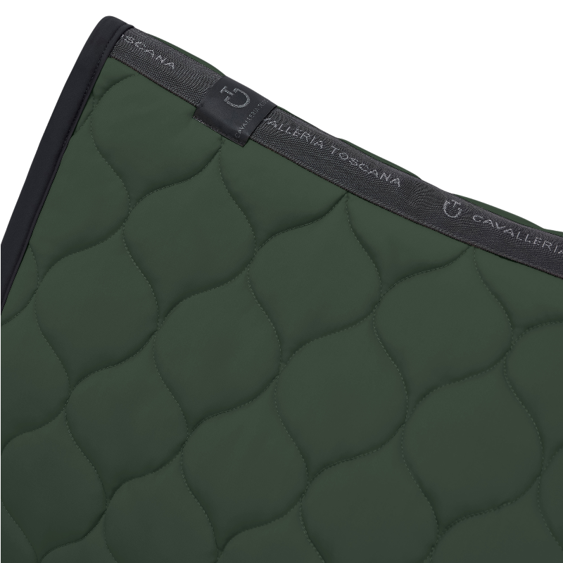Cavalleria Toscana - Tapis de selle New Circular Quilted Jersey jungle green | - Ohlala