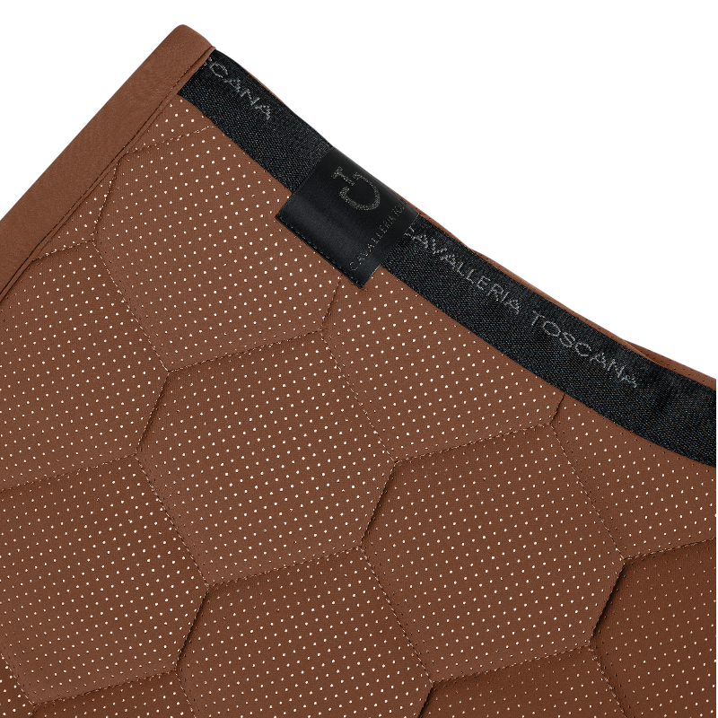 Cavalleria Toscana - Zadeldek Quilted Jersey Sienna