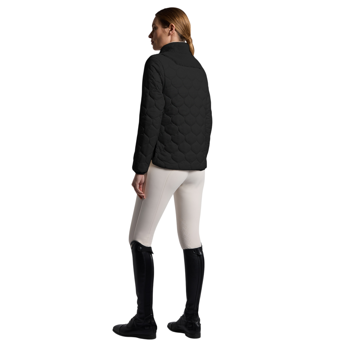 Cavalleria Toscana - Veste manches longues femme Teddy Fleece noir