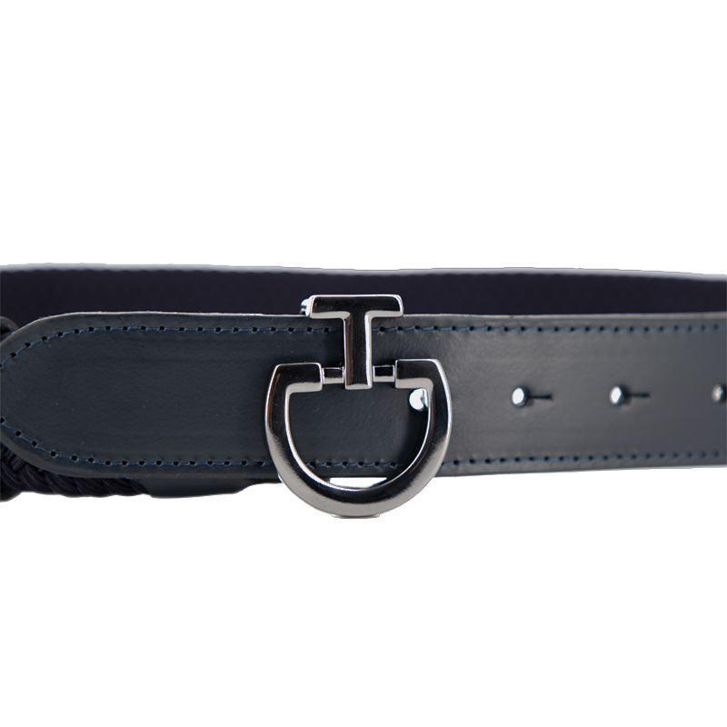 Cavalleria Toscana - Ceinture femme élastique marine | - Ohlala