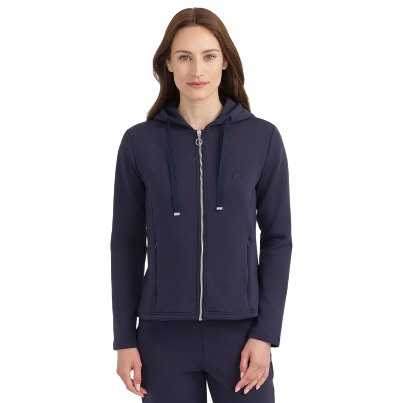 Harcour - Sweat zippé femme Clarianne marine