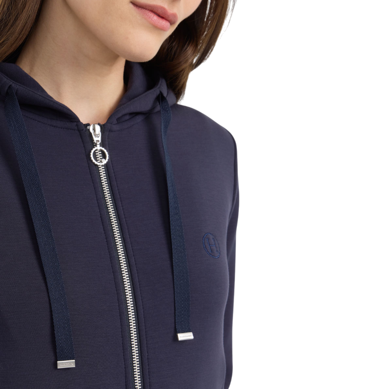 Harcour - Sweat zippé femme Clarianne marine