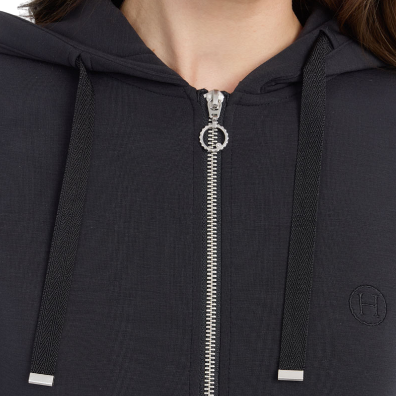 Harcour - Sweat zippé femme Clarianne noir