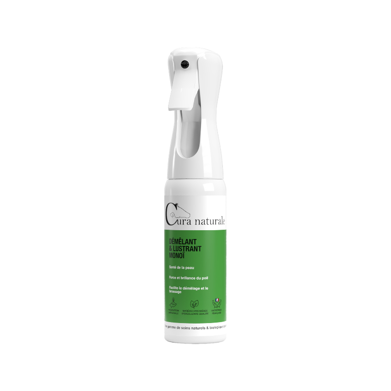 Cura Naturale - Démêlant et lustrant pour chevaux au monoï | - Ohlala