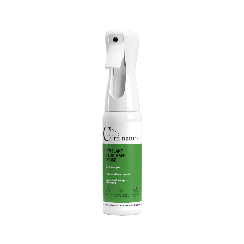 Cura Naturale - Démêlant et lustrant pour chevaux cerise | - Ohlala