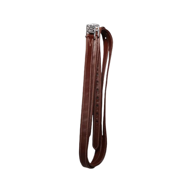 Canter - Etrivières nylon et cuir tabac | - Ohlala