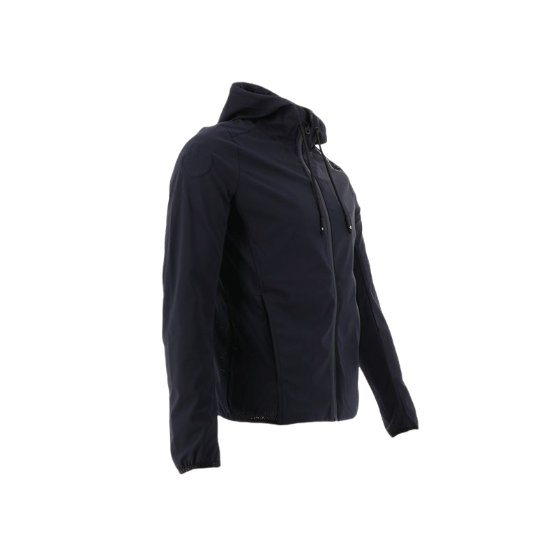 Cavalleria Toscana - Veste softshell à capuche homme marine | - Ohlala
