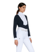 Cavalleria Toscana - Dames wedstrijdpolo lange mouwen Americain marine | - Ohlala