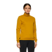 Cavalleria Toscana - Dames sweater met opstaande kraag geel oker | - Ohlala